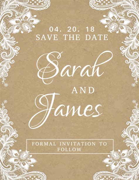 Free Wedding Save The Date Templates