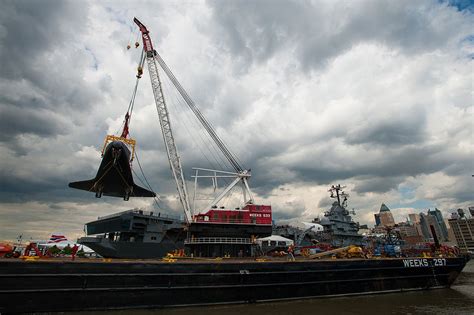 Space Shuttle Enterprise Lands at New York City's Intrepid Museum | Space