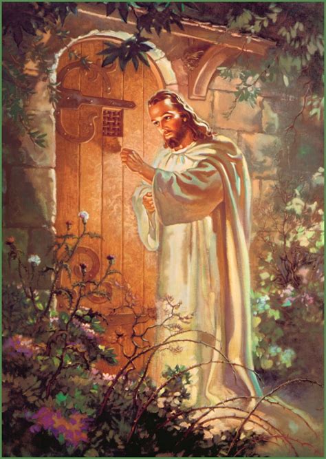 Jesus Knocking At The Door Painting at PaintingValley.com | Explore collection of Jesus Knocking ...