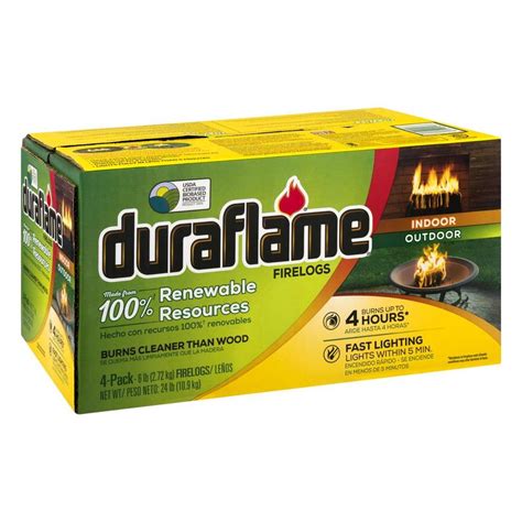 Shop Duraflame 4-Pack 6-lb Fire Logs at Lowes.com