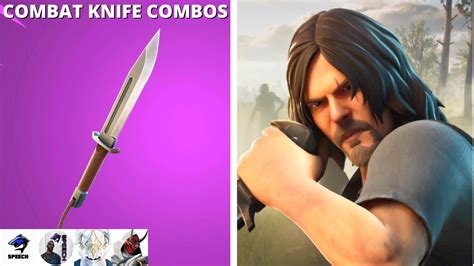 10 *Best* COMBAT KNIFE PICKAXE COMBOS in Fortnite - YouTube