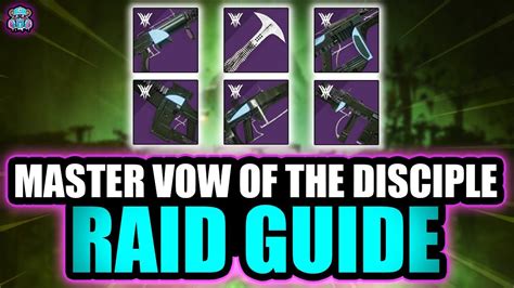 Destiny 2: Master Vow of The Disciple Raid Guide (All the Changes and how to beat them) - YouTube