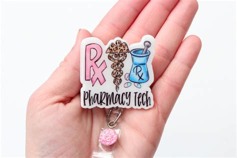 Pharmacy Tech Badge Reel Pharmacy Technician Badge Reels - Etsy Denmark