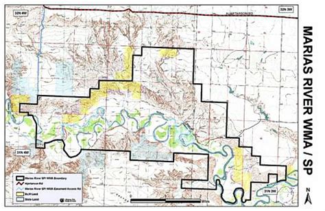 Public Meeting on Access to Marias River WMA - Montana Hunting and Fishing Information