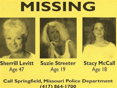 Springfield Three: Disappearance of Suzanne Streeter, Stacy McCall, Sherrill Levitt still a ...