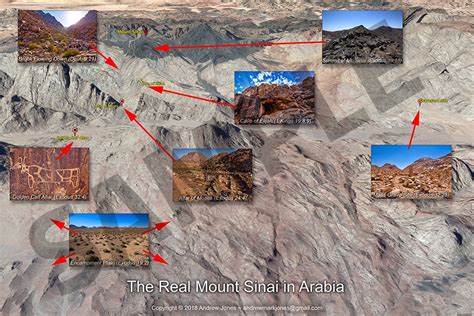 Mount Sinai Overview of Key Sites Poster (DIGITAL) - Discovered Sinai