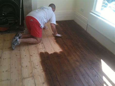 Floor Staining and Gap Filling