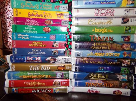 Lot of 24 Disney VHS Tapes- | Disney vhs tapes, Vhs, Vhs tapes