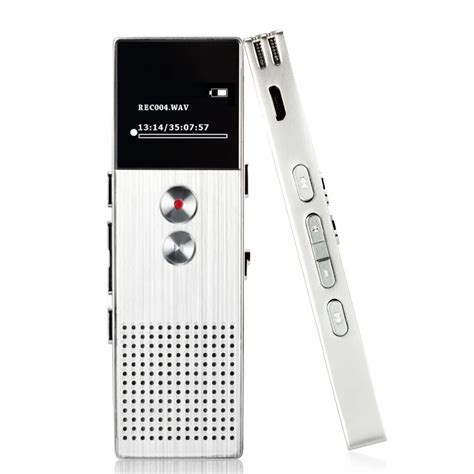 Professional Audio Recorder 8GB Metal Voice Tracker Portable Business ...