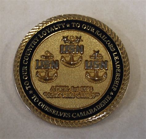 USS Chief (MCM-14) Navy Chief's Mess Navy Challenge Coin – Rolyat ...