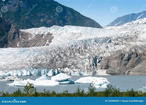 Mendenhall Glacier, Alaska stock image. Image of beauty - 10348443