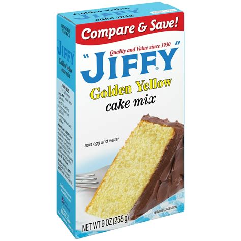 JIFFY: Golden Yellow Cake Mix, 9 Oz - Walmart.com - Walmart.com