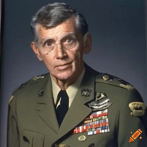 Portrait of an american general in the 1980s on Craiyon