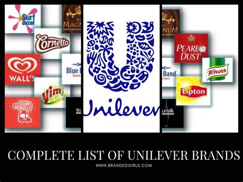 Unilever Brands - A Complete List of Unilever Brands 2021 | Shampoo ...