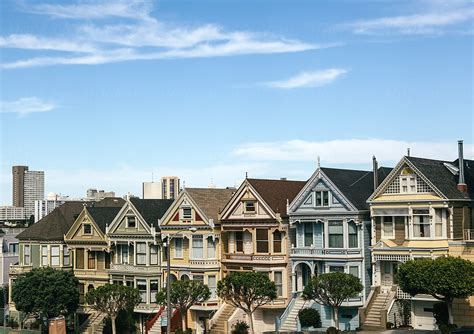 "Painted Ladies Of Alamo Square Park San Francisco" by Stocksy Contributor "Kkgas" - Stocksy