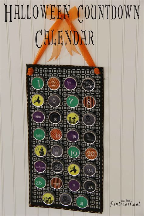 Halloween Countdown Calendar - TGIF - This Grandma is Fun