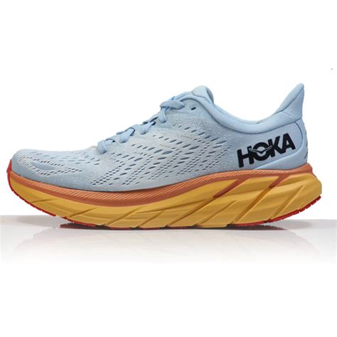 Hoka One One Clifton 8 Women's Running Shoe - Summer Song/Ice Flow ...