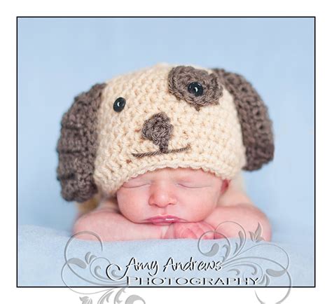 Crochet Puppy Hat Customize colors