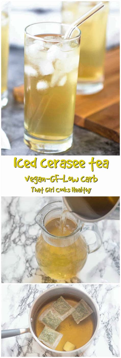 Iced Cerasee Tea (Cerassie Tea) - That Girl Cooks Healthy