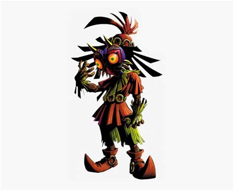 Skull Kid Artwork Majoras Mask - Skull Kid Majora's Mask PNG Image ...