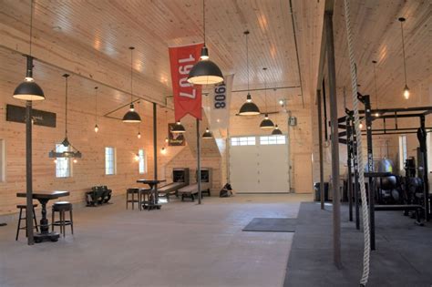 Industrial Lighting Adds Pop of Style to Michigan Pole Barn ...