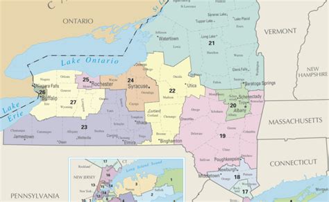 Map Of New York Congressional Districts – Otosection