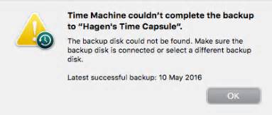 network - "Backup Disk Not Available", Time Machine can't find Time ...