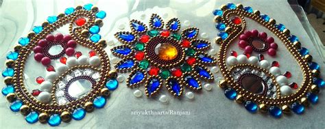 SRIYUKTHA'S ARTS AND CRAFTS: KUNDAN OHP SHEET ART