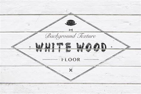 White Wood Floor Background