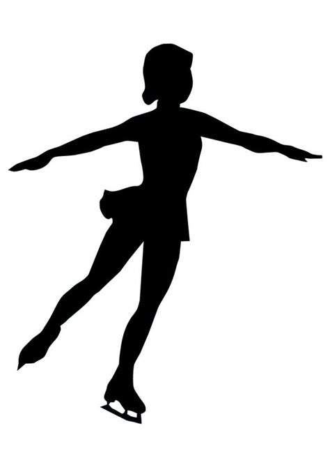 Ice Skating Silhouette Wall Decal – WallMonkeys.com