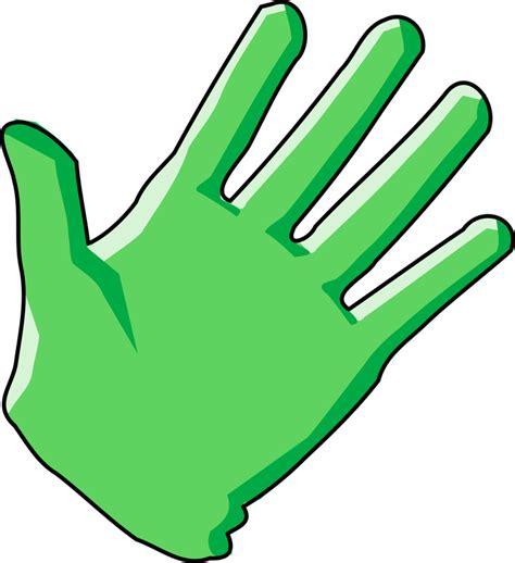 Green Glove Vector Clipart image - Free stock photo - Public Domain ...