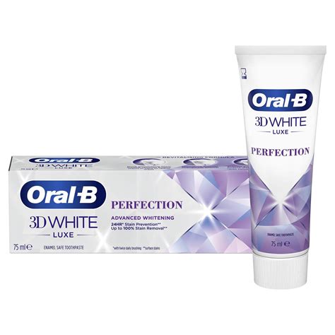 Oral B 3DWhite Luxe Perfection Toothpaste 75ml | Oral-B UK