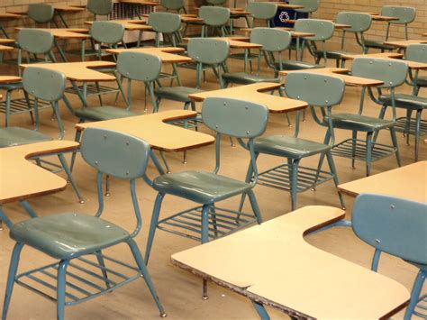 Free photo: Classroom Desks - Chairs, Classroom, College - Free Download - Jooinn