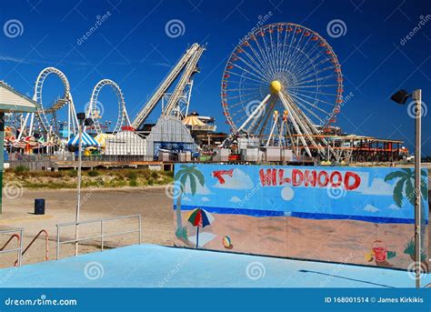 WILDWOOD, NEW JERSEY - September 17, 2020: The Colorful Beach Chair ...