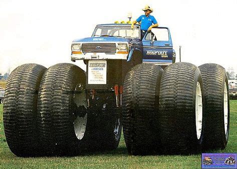 Inspired by the land train post, this is Bigfoot 5 with dual land train tires in 2020 | Monster ...