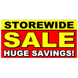 Storewide Sale Banner 02 | Retail Store Sale Banners | Store Sale Banner | Store Closing Signs