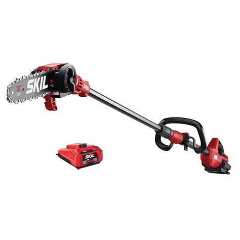 SKIL PWRCore 40 40-Volt Lithium Ion 10-in Cordless Electric Pole Saw (Battery Included) in the ...