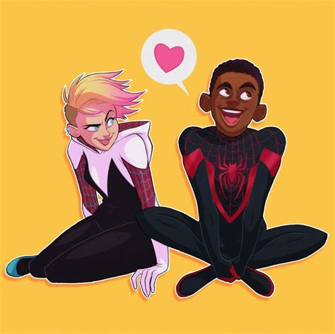 Pin by Sean Davis on miles morales and Gwen Stacy | Spider gwen art ...