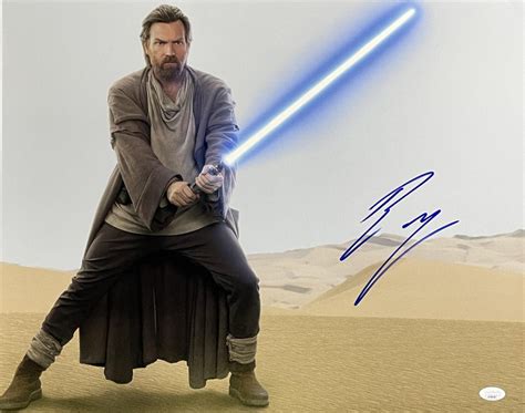 Ewan McGregor Signed Star Wars 16x20 Photo (JSA) | Pristine Auction