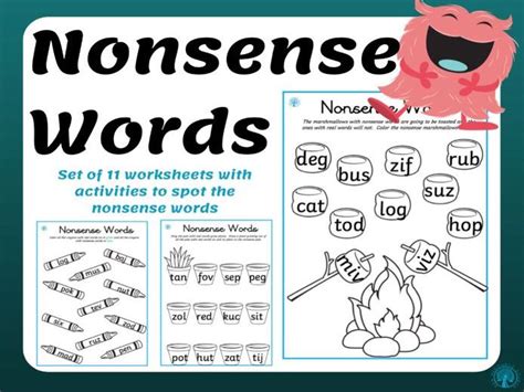 Nonsense Words Worksheets | Teaching Resources