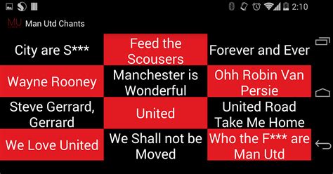 MANCHESTER UNITED CHANTS - Nusrene Nama