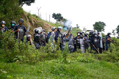 A violent protest, news and daily life in Nepal on Behance