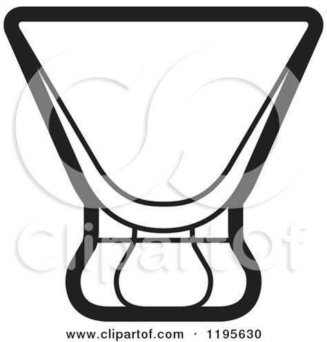 Clipart of a Black and White Cosmopolitan Cocktail Glass - Royalty Free Vector Illustration by ...