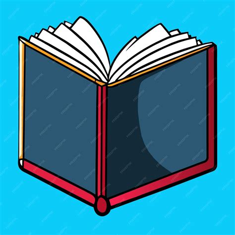 Premium Vector | A blank open book vector illustration