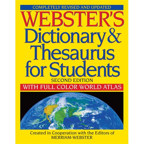 Websters Dictionary & Thesaurus For Students Second Edition ...