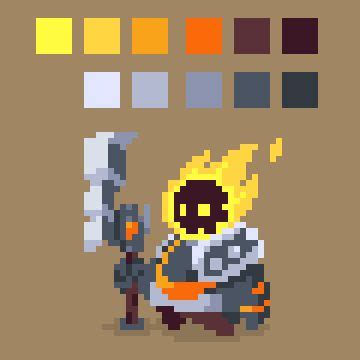 Latest idle study - 64x64, 11 colors, 4 frames - PixelArt | Pixel art characters, Pixel art ...