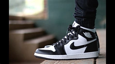 Air Jordan 1 | Black/White | On Foot! - YouTube