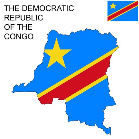 The Democratic Republic of Congo Flag Map and Meaning | Mappr