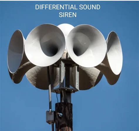 Electronics And Electrical Differential Sound Siren System -8 to 10 Sound, Amplifier 100 Volt ...