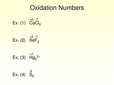 PPT - Oxidation Numbers PowerPoint Presentation, free download - ID:5075015